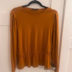 Banana Republic Women's Rust Long Sleeve Top